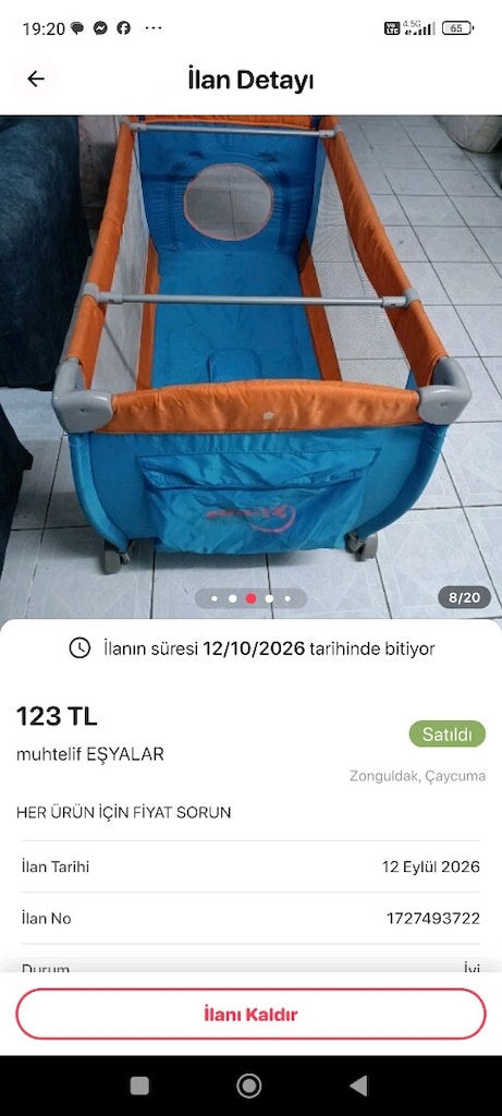 çocuk karyolası