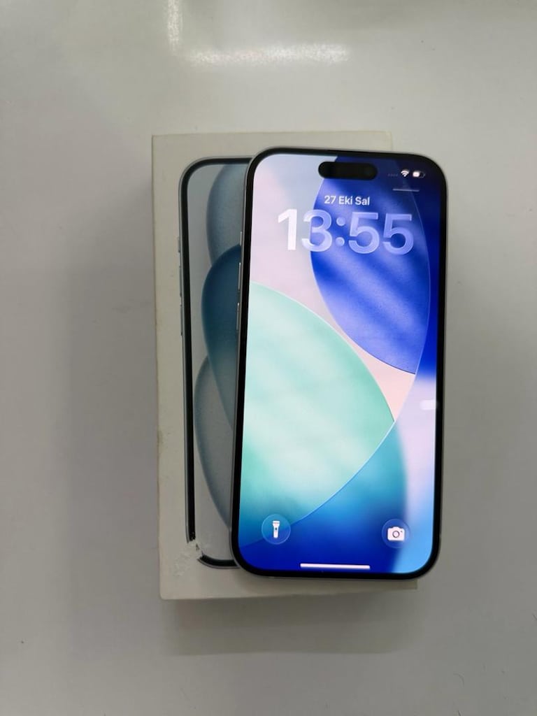 IPHONE 15 128GB 22AY GARANTİ 10/10 HATASİZ FULL ORJİNALL PİLL 100 - 2