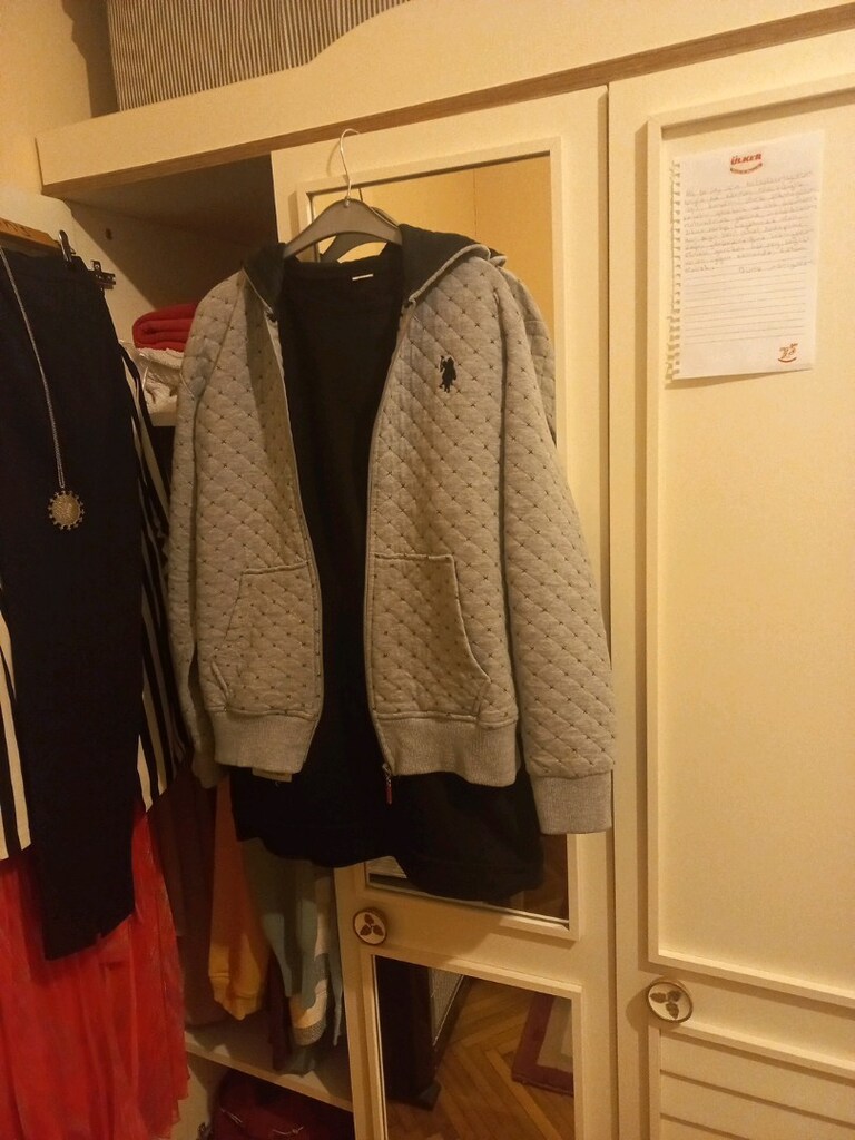 sweat tişört ve polo kapişonlu