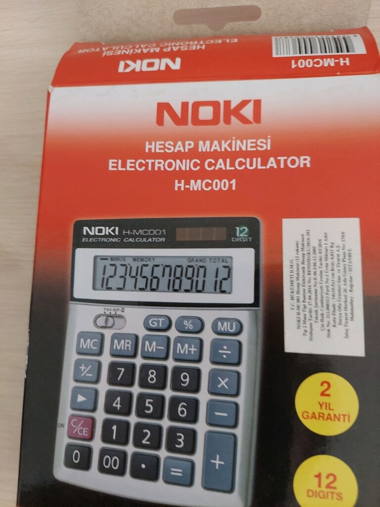 hesap makinası sıfır urun - 3