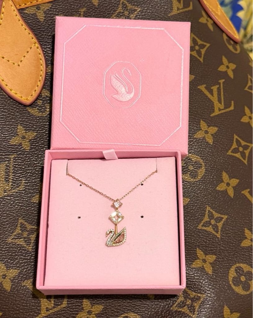 Swarovski Dazzling Swan Kolye - 2
