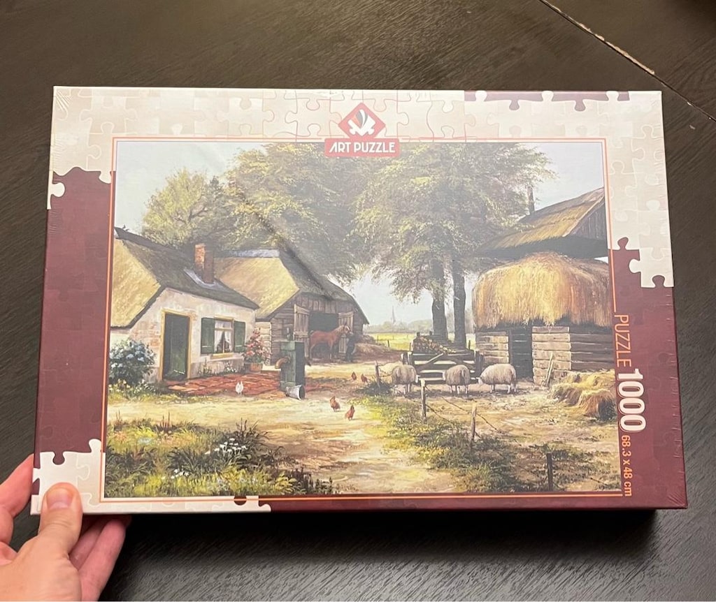 puzzle 1000 lik sıfır açılmamış kutu - 2