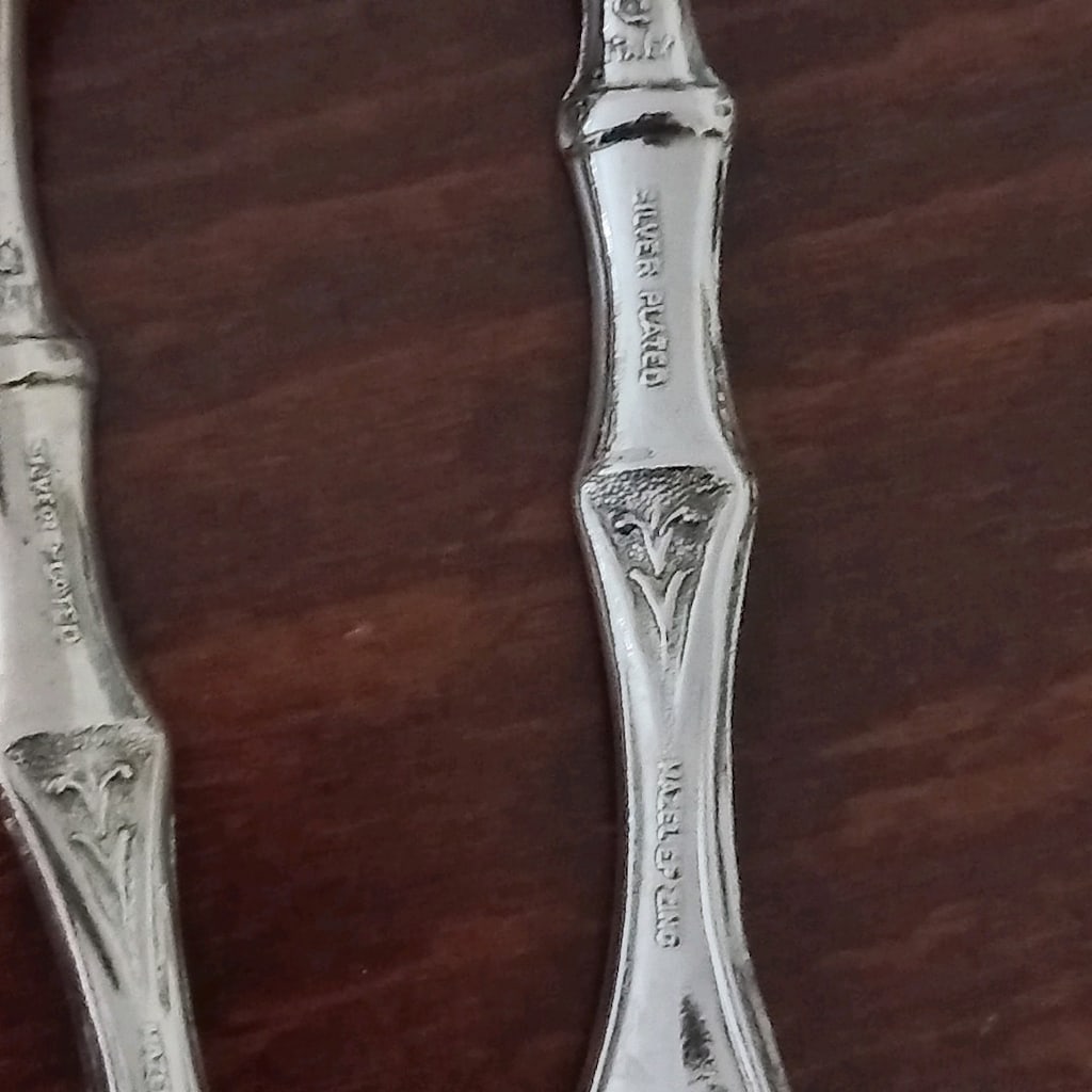Vintage İtalyan gümüş kaplama servisler - 8