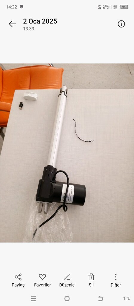 linear actuator motor elektrikli piston 24 volt