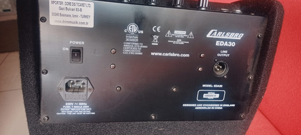 Carlsbro Eda30 B Bluetooth 10" Davul Monitör Amfi - 4