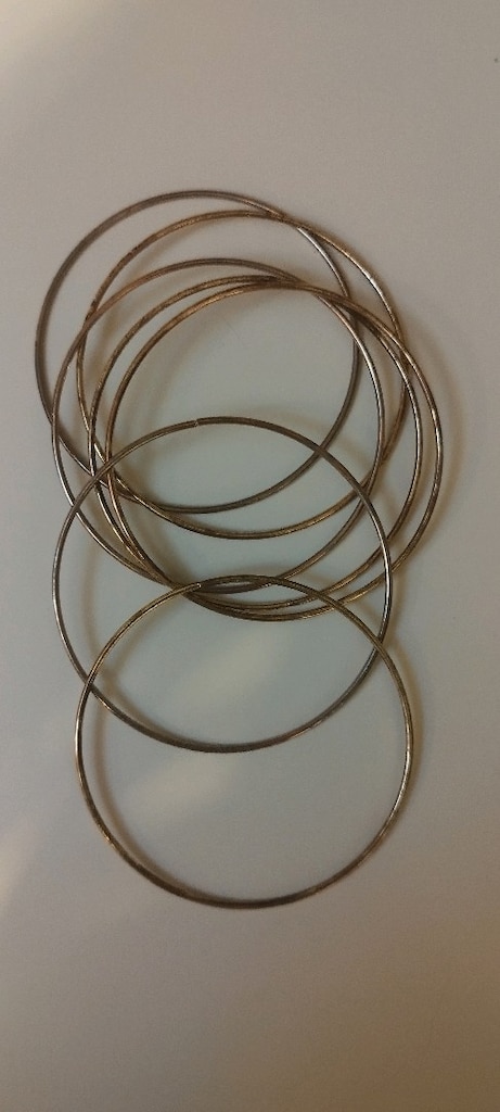 7 adet metal bilezik - 2