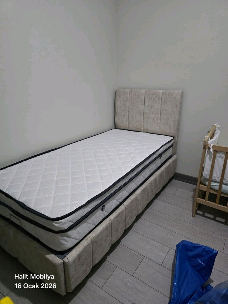 90/190 cm'lik baza Başlık yatak takım sandıklı baza - 2