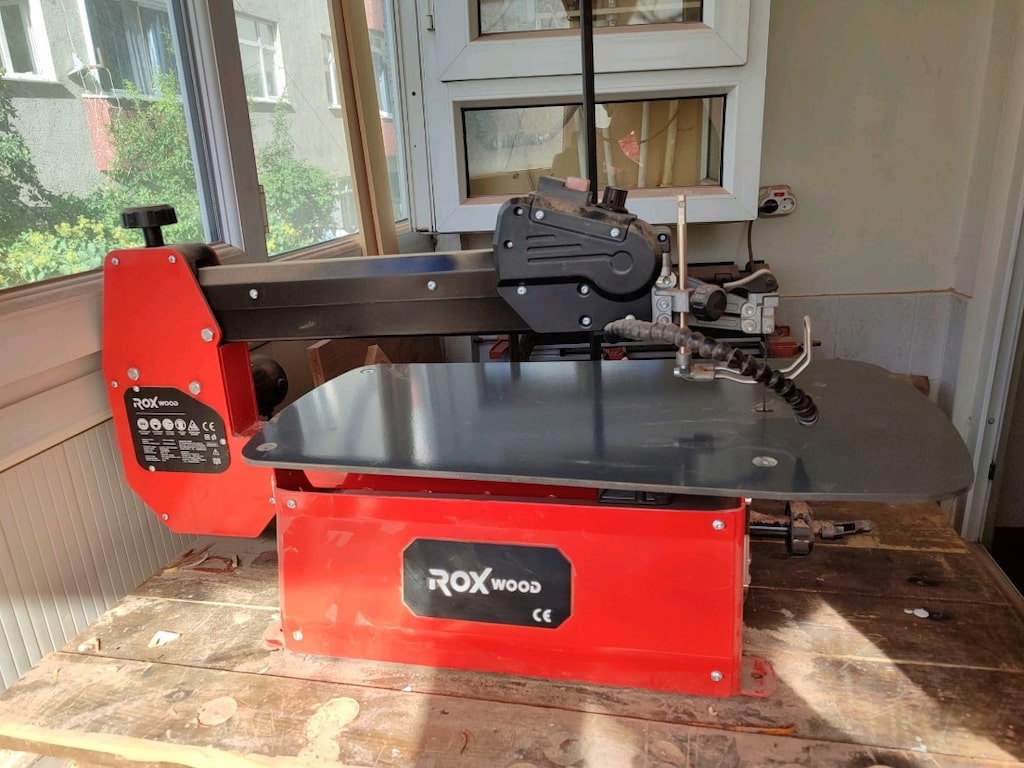 Roxwood 0292 değişken hızlı açılı kıl testere dekupaj makinası 560 mm - 10