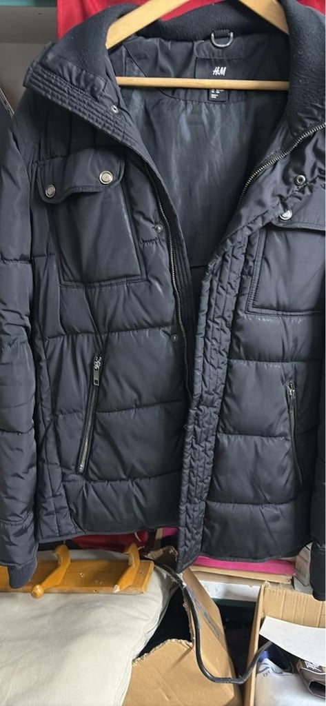 MONT KIŞLIK KAPŞON MARKA MONT H&M MARKA 54 BEDEN GİYİLMEDİ SİYAH RENK