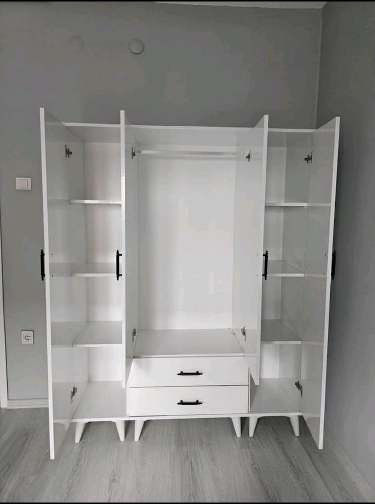 **DAHA UCUZU YOK** ÜCRETSİZ KURULUM KAPIDA ÖDEME GARDROP ELBİSE DOLABI - 2
