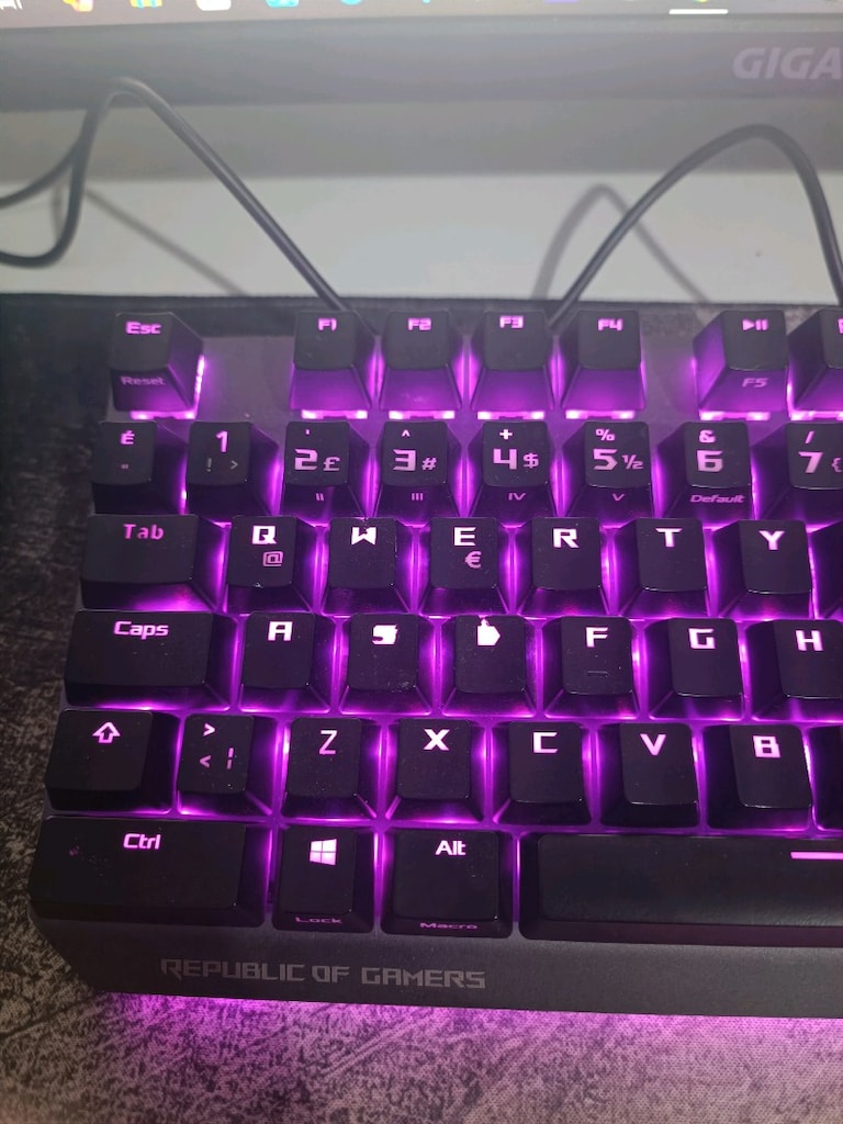 Asus rog strix scope tkl mekanik klavye - 4