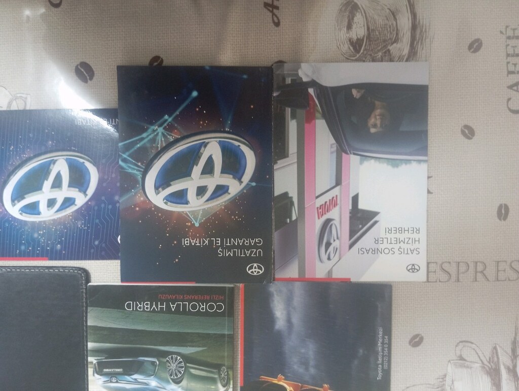 orijinal TOYOTA HİBRİT KULLANIM KLAVUZU KİTAP SETİ KOMPLE SIFIR - 5