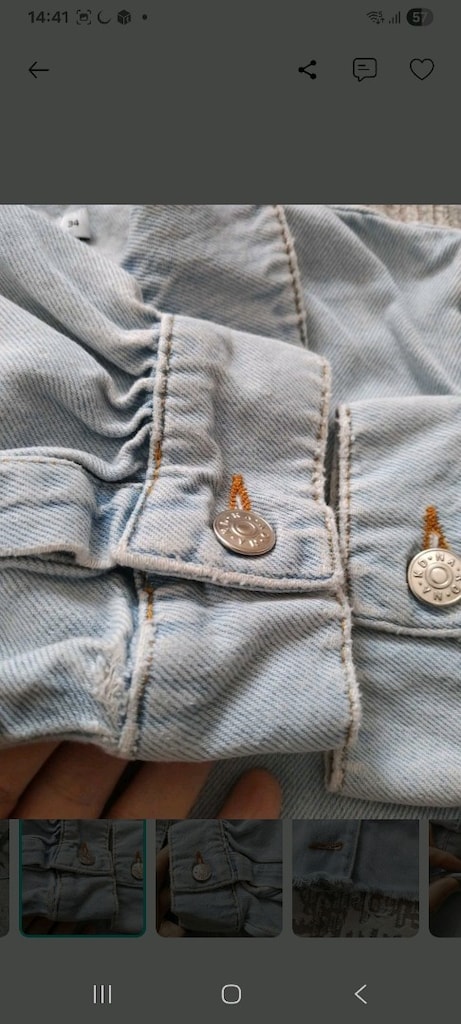 kot ceket crop 34 beden - 9