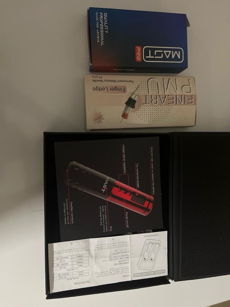 Mast pen kablosuz dövme cihazı