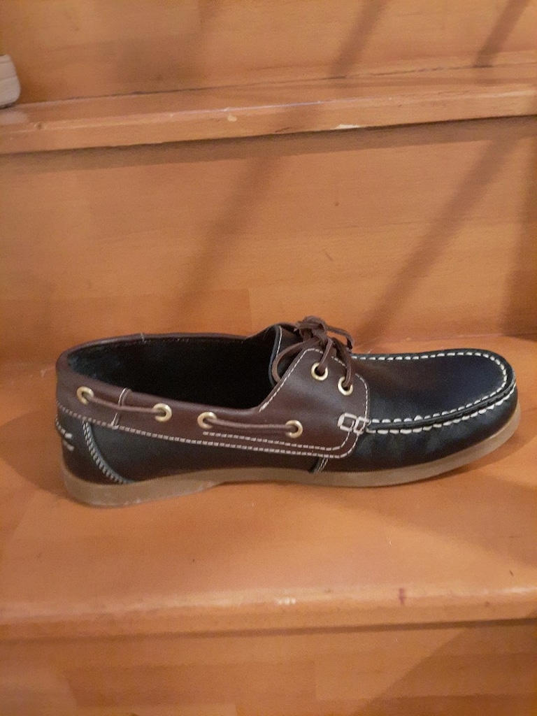 Erkek Deri Siyah Kahve Bağcık Detaylı Günlük Loafer - 5