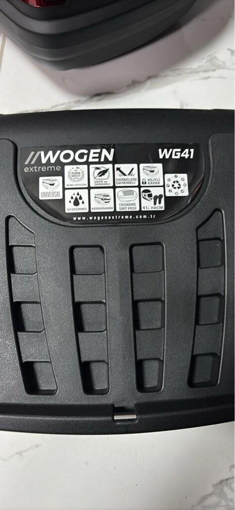 Motosiklet çantası bagajı wogen 41lt - 2