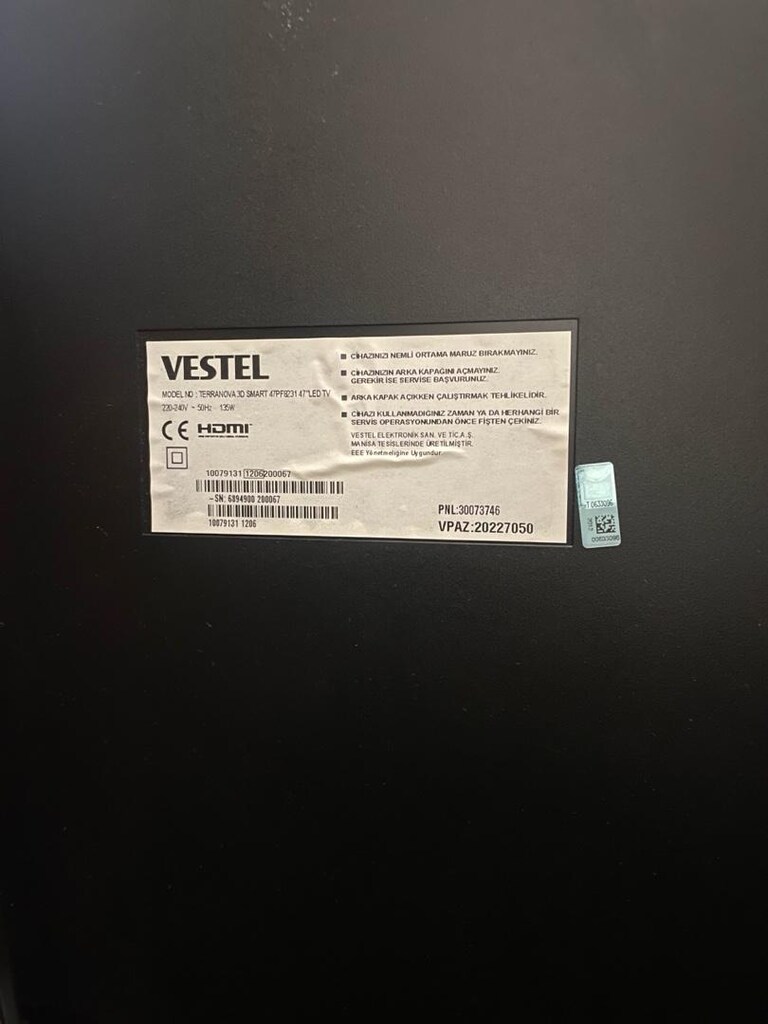 Vestel Terranova 47 inc TV - 2