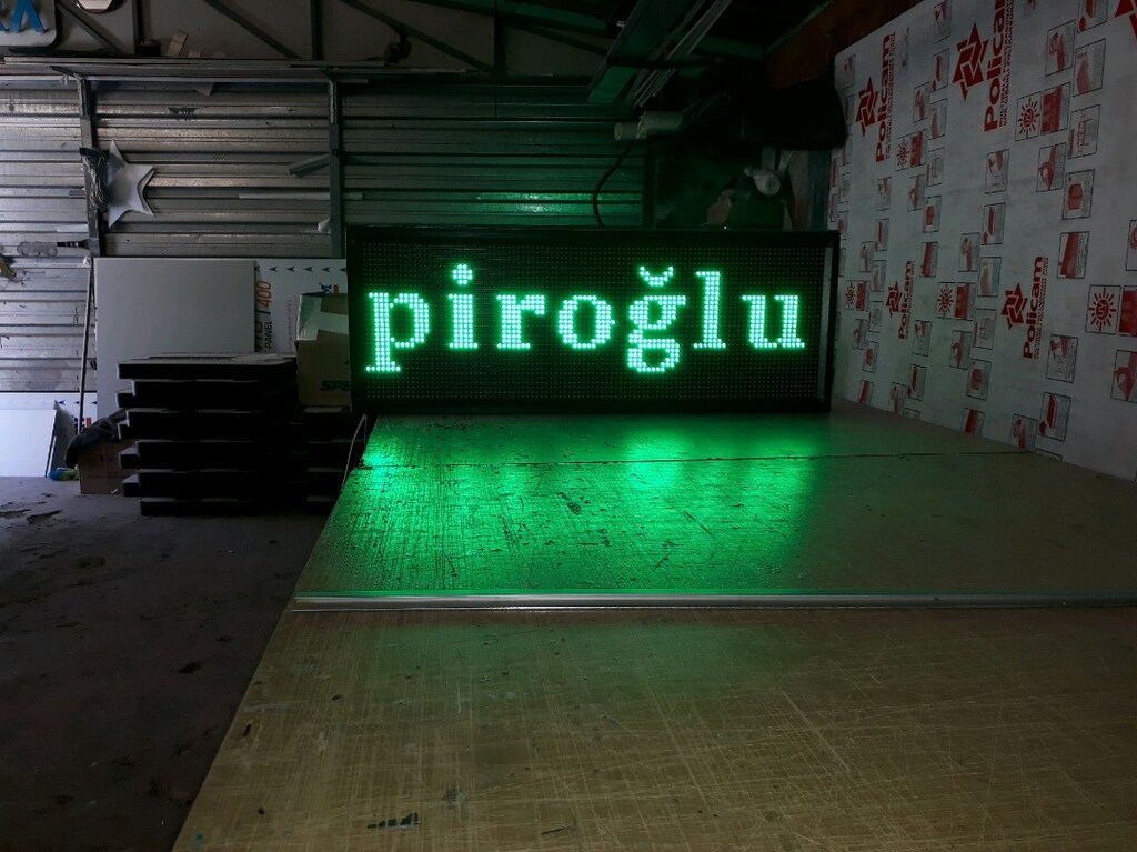 32x96cm led tabela kayan yazı - 4