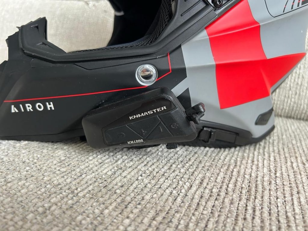 Hatasız / Sıfır Ayarında Airoh Commander Adventure Kask + Knmaster KN4 - 4