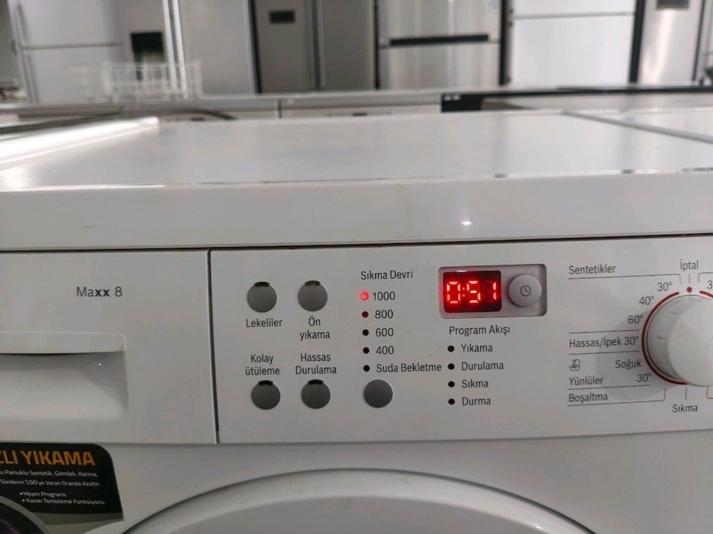 Bosch maxx8 serisi 8 kg çok temiz çamaşır makinesi - 6