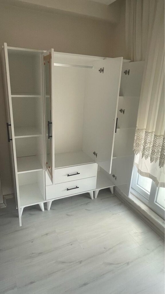 4 kapaklı elbise dolabı 140 cm - 6