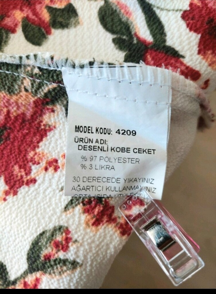 Kaside Çiçek Desenli Bohem Düğmesiz Kimono bluz - 11