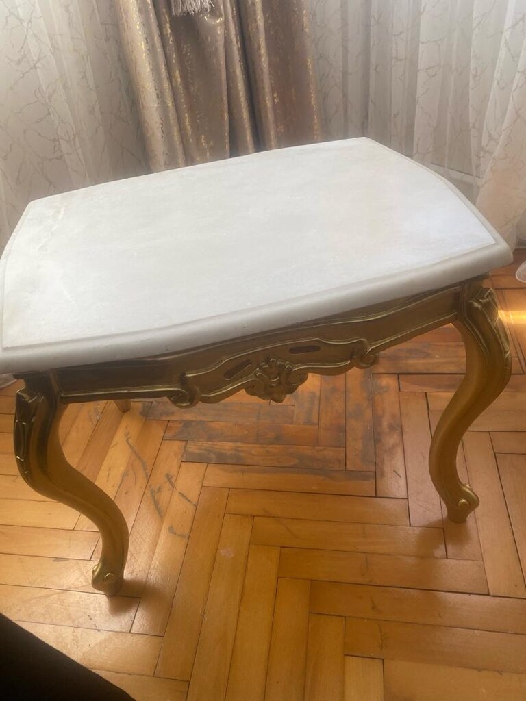 Salon Mermer Sehpa - 2
