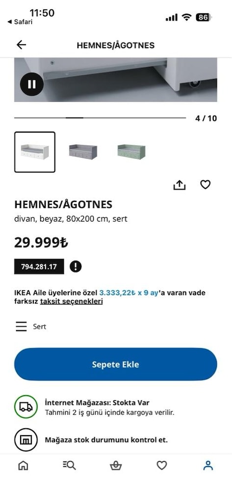 İkea Hemnes Divan - 3