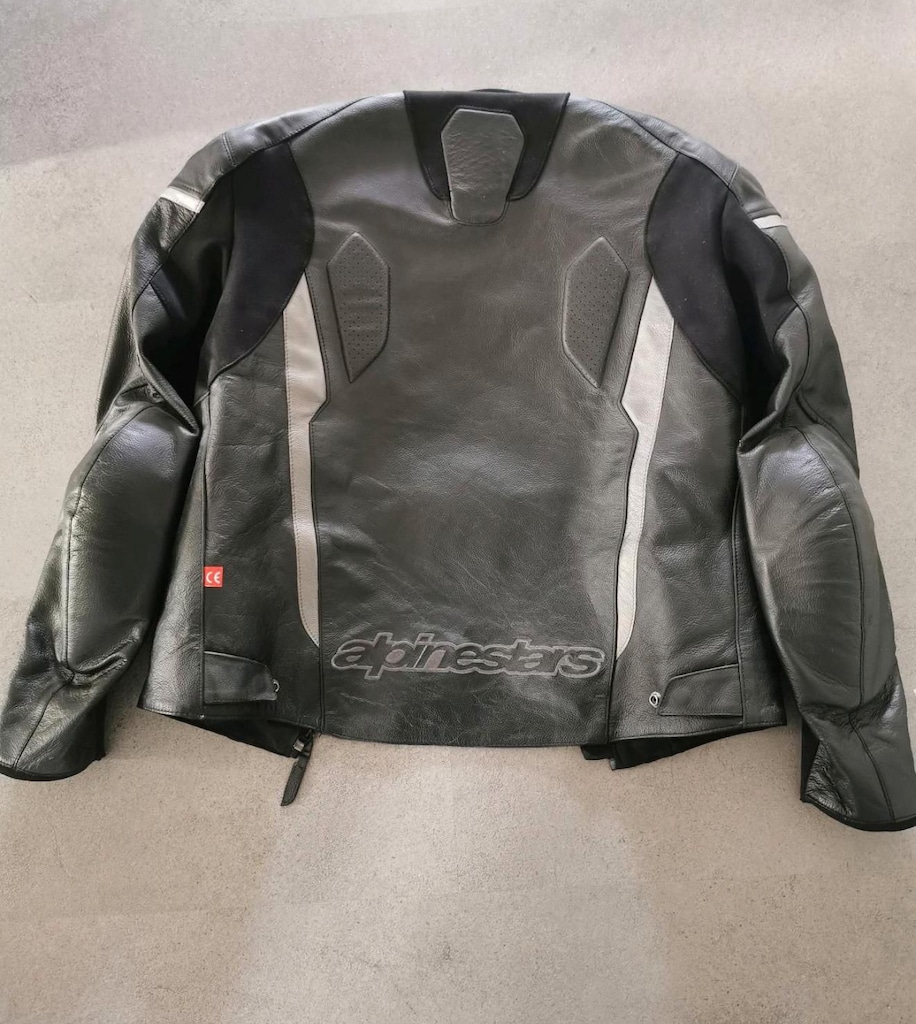 Alpinestars Faster Korumalı Deri Motosiklet Montu - Tertemiz - 3
