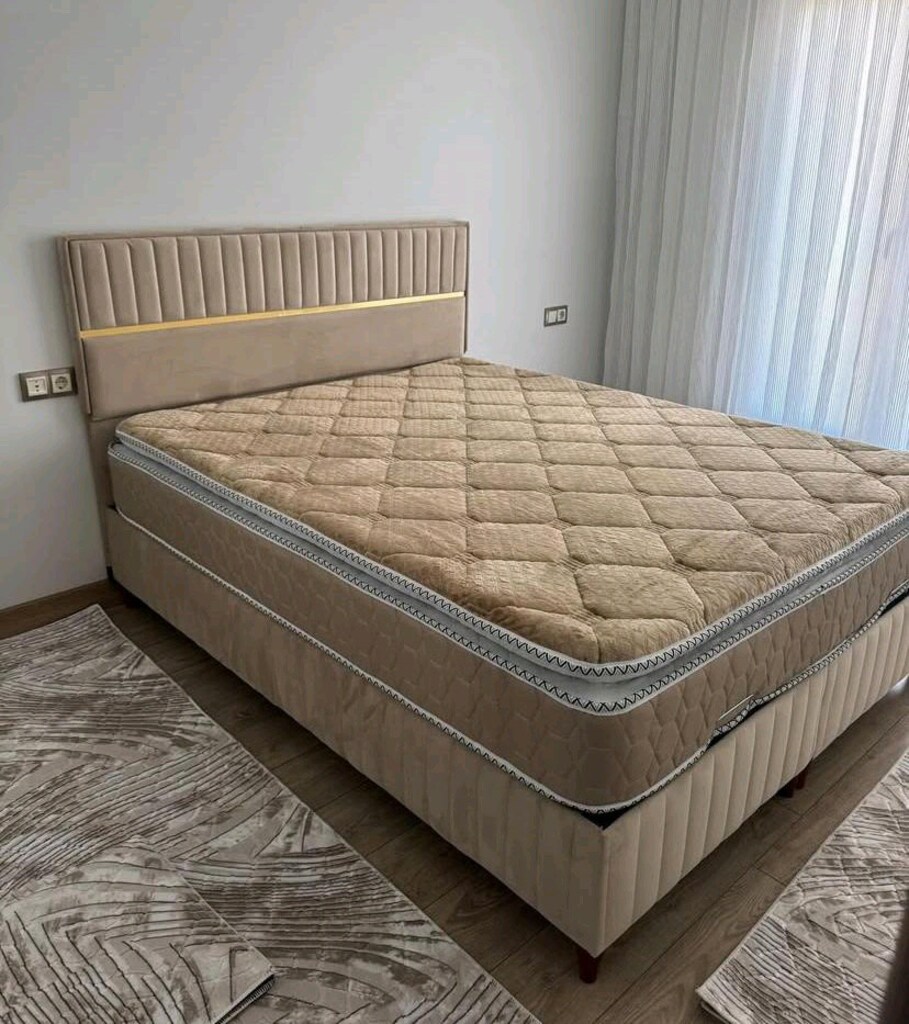 Sıfır Çift Kişilik Baza Başlık ve Yatak - 4