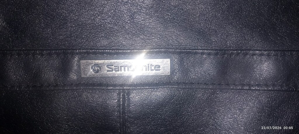 samsonite deri evrak çantası - 2