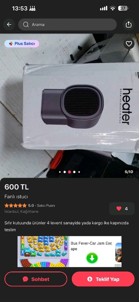 mini fanlı ısıtıcı - 9