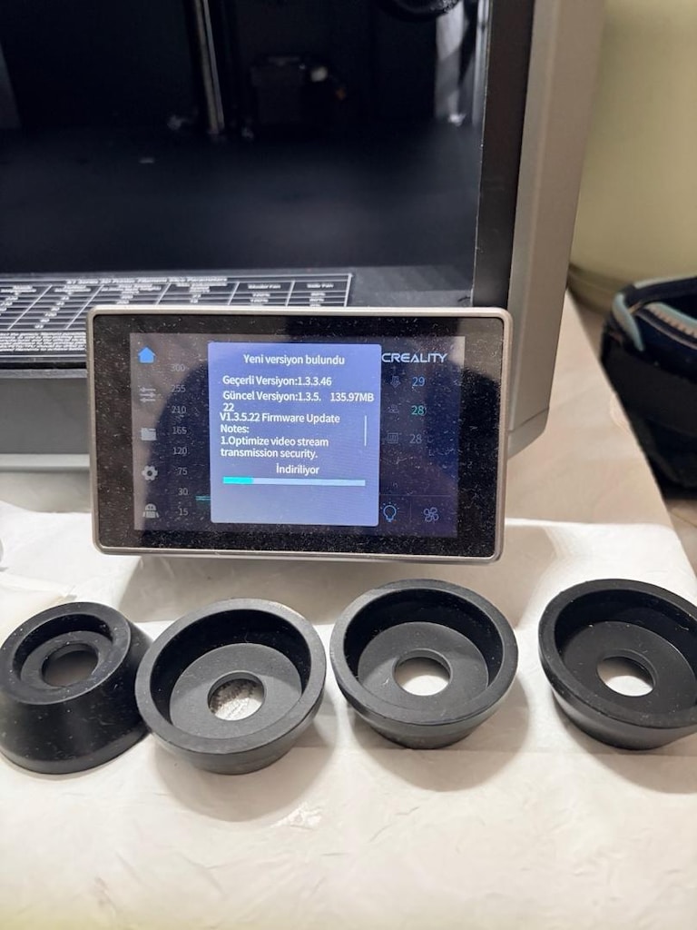 Creality K1 Yüksek Hızlı 3D Yazıcı (AI Kameralı / Garantili) + 6 Adet - 4