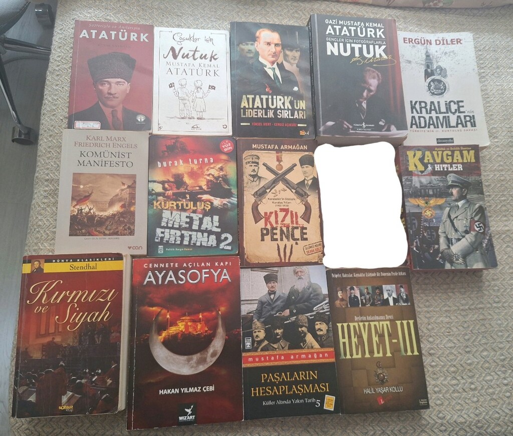 Çeşitli Kitap Seti - Tarih, Siyaset, Edebiyat