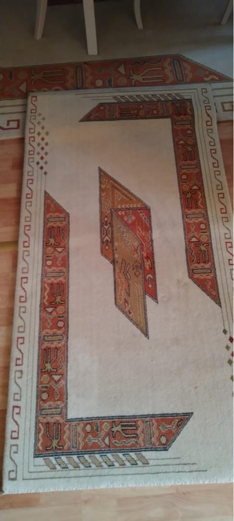 6 metre kare Saray Sembol sık dokumalı halı ve 0.80x1.50 metre paspas - 4