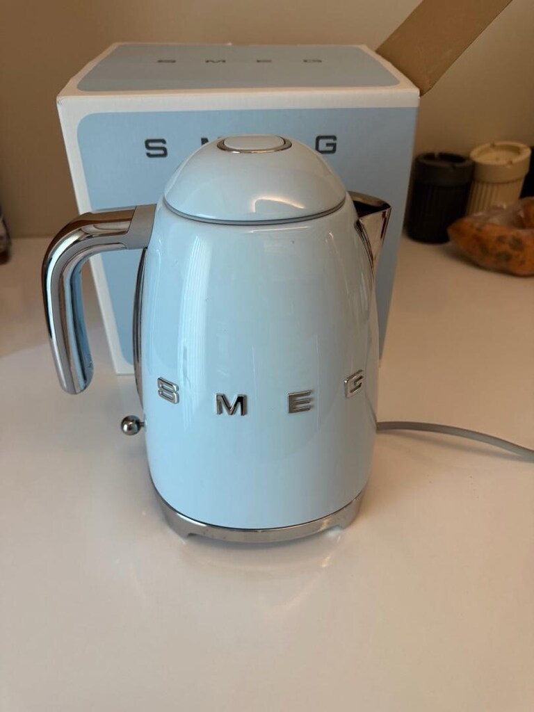 bebek mavi smeg kettle