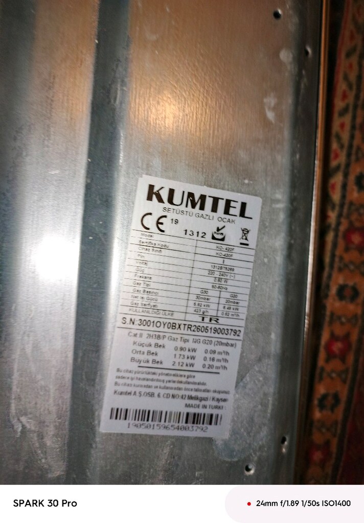 SET ÜSTÜ Dolğalgazlı Kumtel Ocak çok Temiz - 5