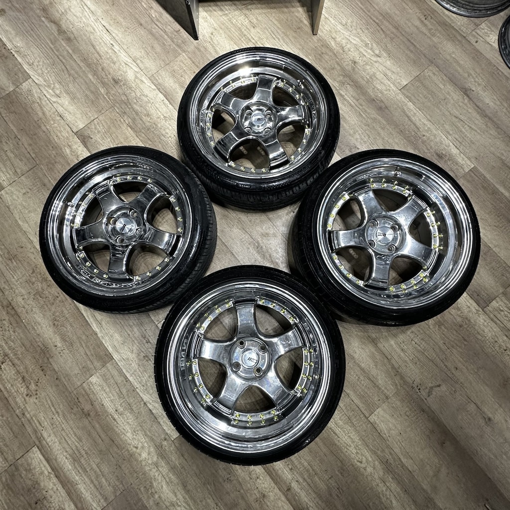 17 inç 4x100 SSR Krom Jant Lastik Takımı 2. El - 4