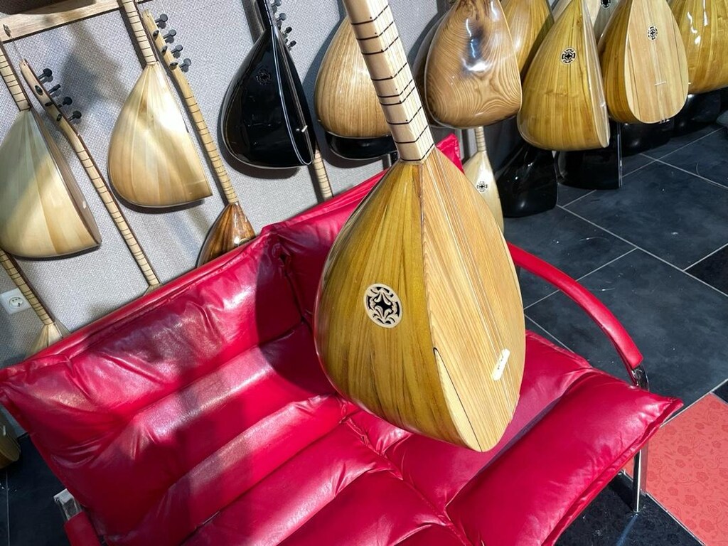 TAM PROFESYONEL 40 TEKNE YAPRAK DUT AĞACI UZUN SAP SAZ - 6