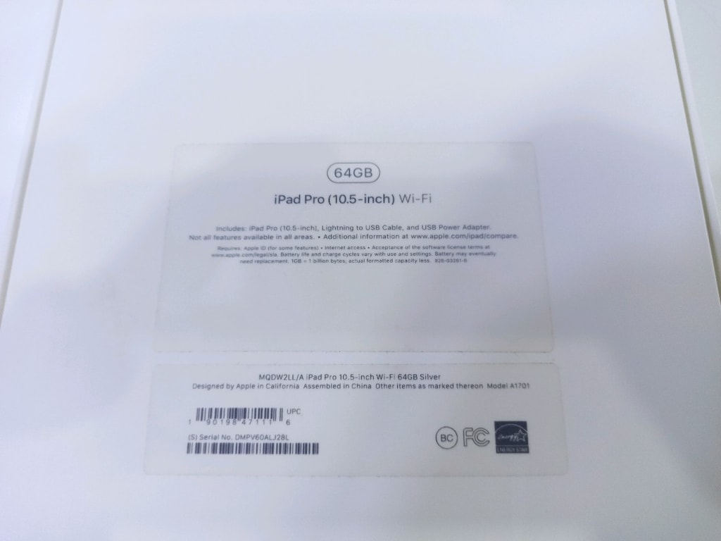iPad Pro 10.5 inç a1701 model 64 GB Kutulu Tr Cihaz 120 hz - 5