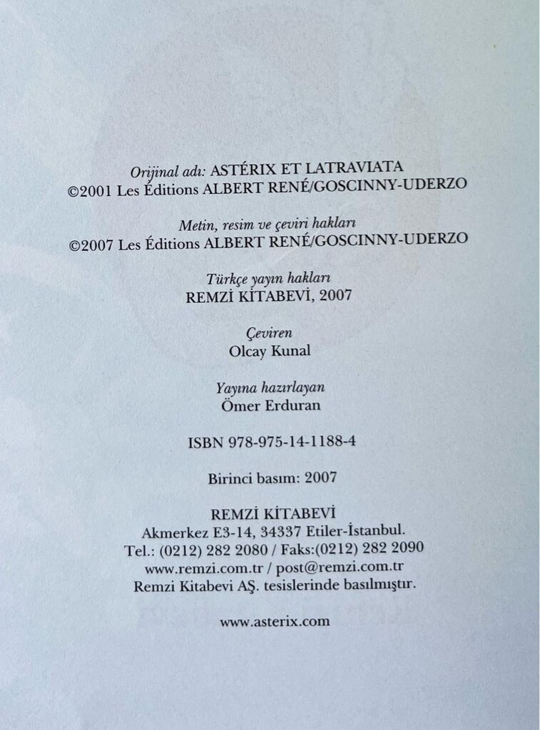 Asteriks Çizgi Roman Seti - 5