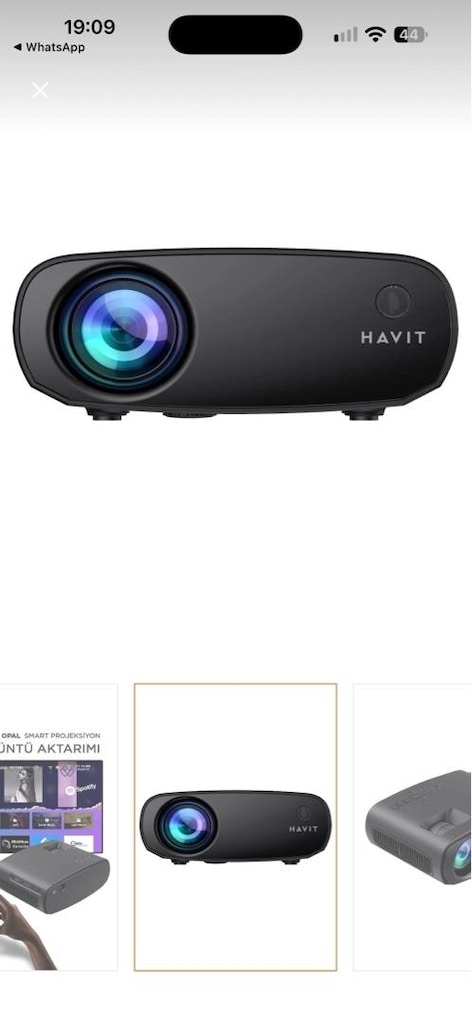 Havit pj207 taşınabilir projeksiyon cihazı - 2