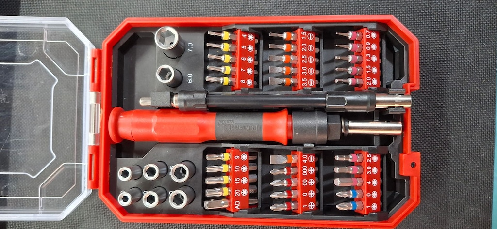 Powerfix Profi Mini Alet Seti 40 Parça – Hassas Tornavida Seti - 2