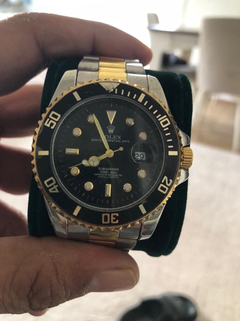 rolex pil tavimli fosforlu çeklik kasa temiz yeni - 5