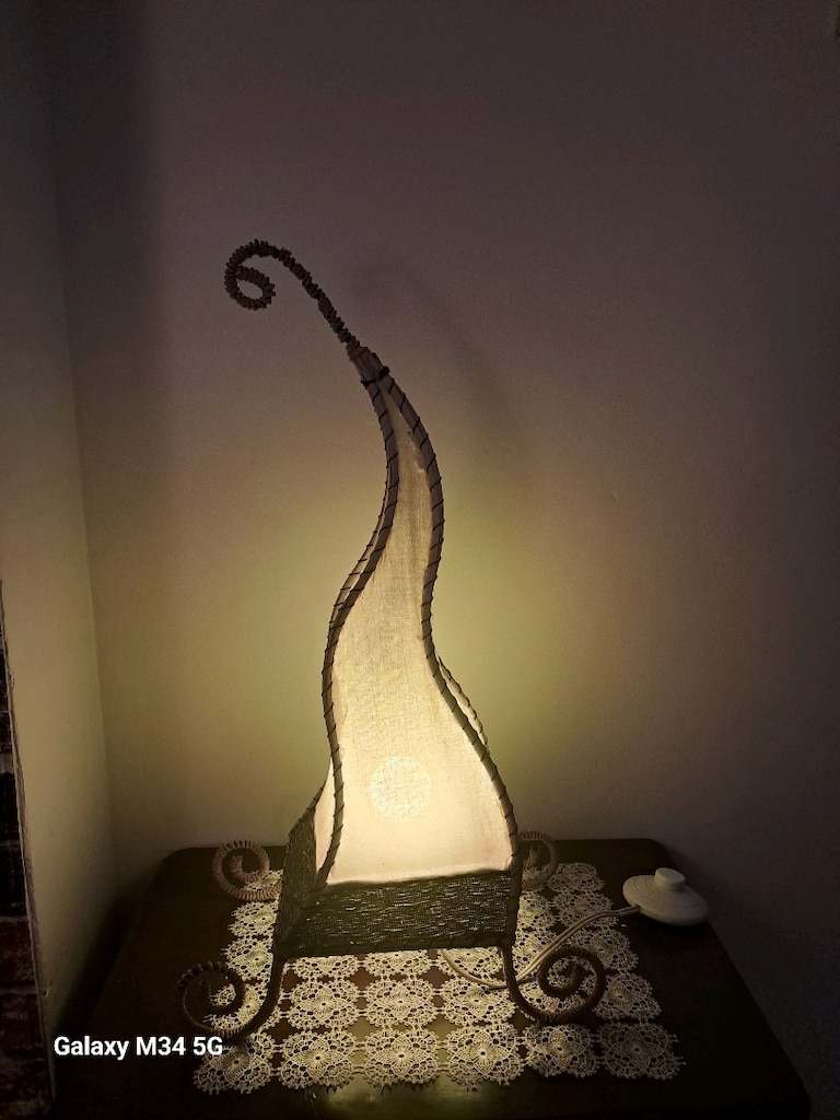El yapımı otantik lamba - 4