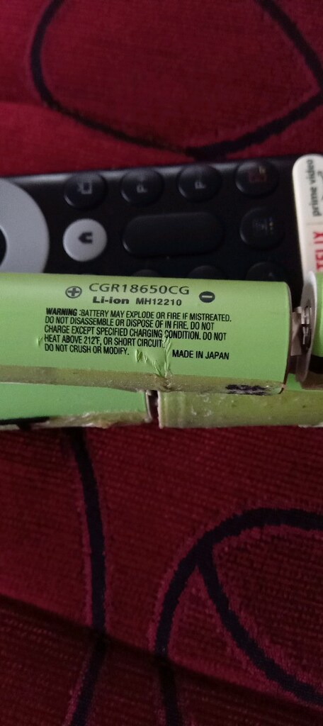 Lityuml Batarya Japon Malı CGR 18650 CG - 2