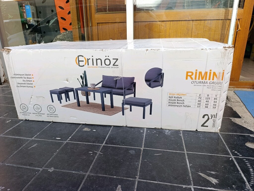 ERİNÖZ RİMİNİ BAHÇE SANDALYE TAKIM - 2