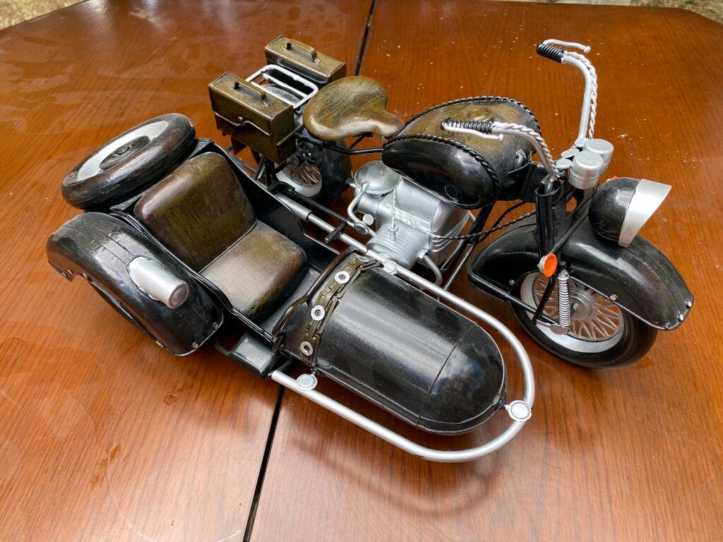 YENİ SEPETLİ METALİK MOTOR 32 cm uzunlukta - 7