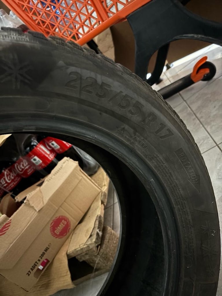225 55 r17 michelin kış lastiği 4 adet - 3