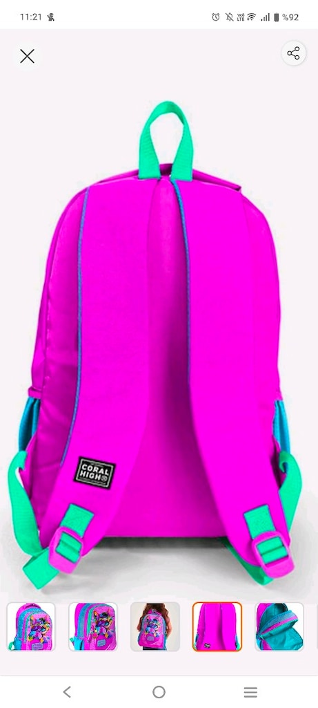 Coral High sırt çantası ve beslenme seti - 11